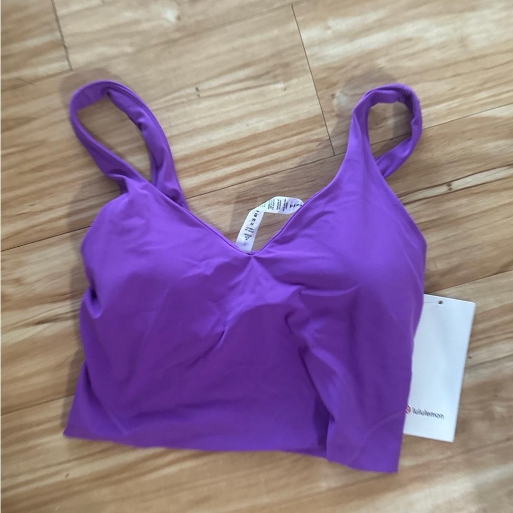 Lululemon purple align tank top size 6 NWT